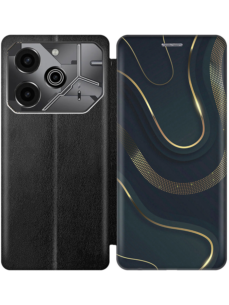 Чехол-книжка на Tecno Pova 6 Pro с принтом "Золотистые акценты" черный, Черный;золотистый;серый, 781971031
Чехол-книжка на Tecno Pova 6 Pro с принтом "Золотистые акценты" черный, Черный;золотистый;серый, 781971031