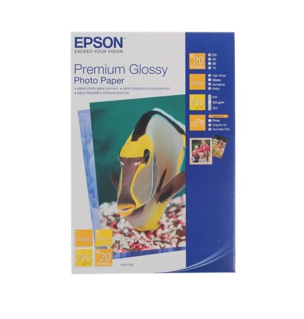 S041706 Бумага Epson Premium Glossy Photo Paper, 255 г/м2 (10х15см) 20л, S041706
S041706 Бумага Epson Premium Glossy Photo Paper, 255 г/м2 (10х15см) 20л, S041706