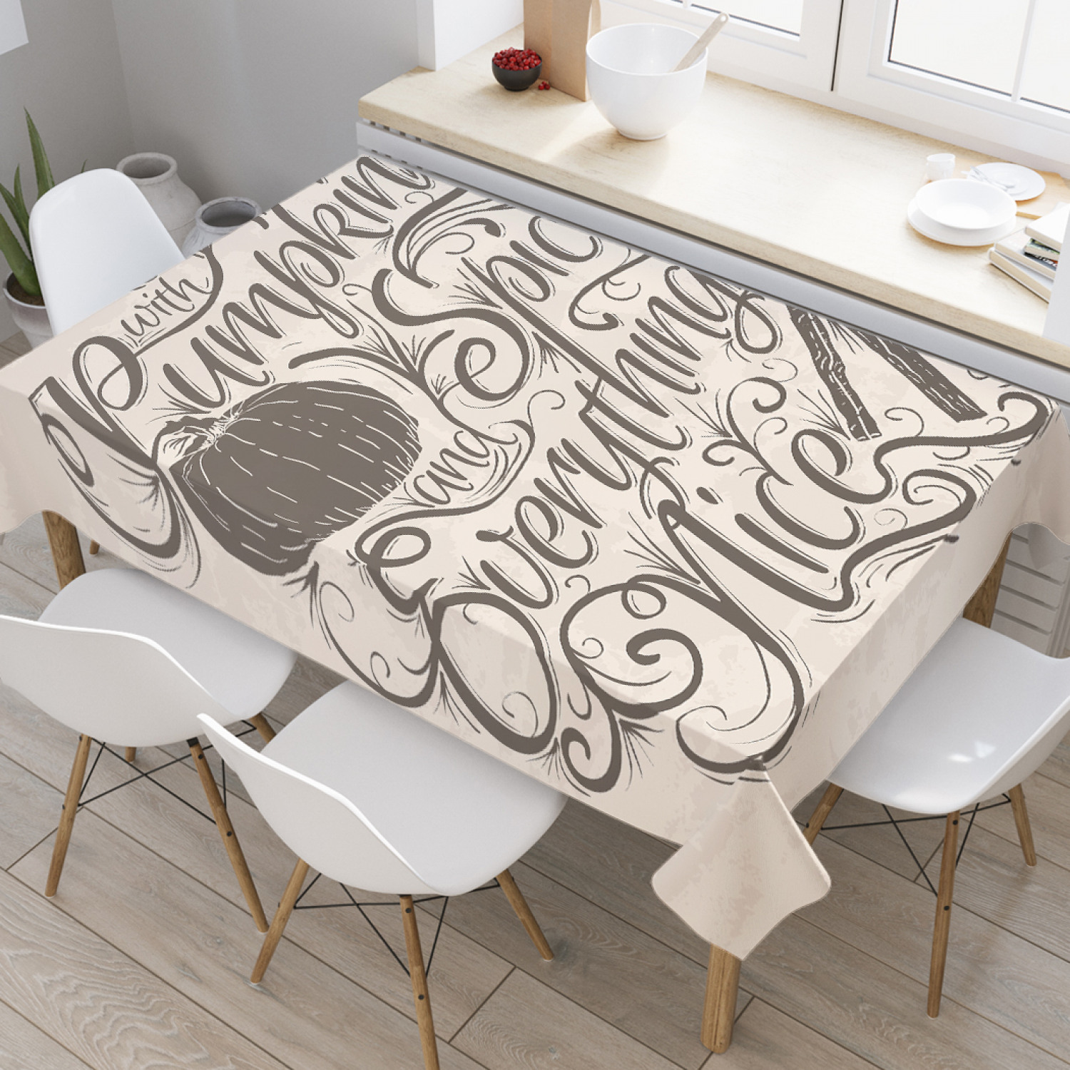 Скатерть прямоугольная JoyArty "Тыквенные специи" из оксфорда, 120x145 см, Серый, Тыквенные специи
Скатерть прямоугольная JoyArty "Тыквенные специи" из оксфорда, 120x145 см, Серый, Тыквенные специи