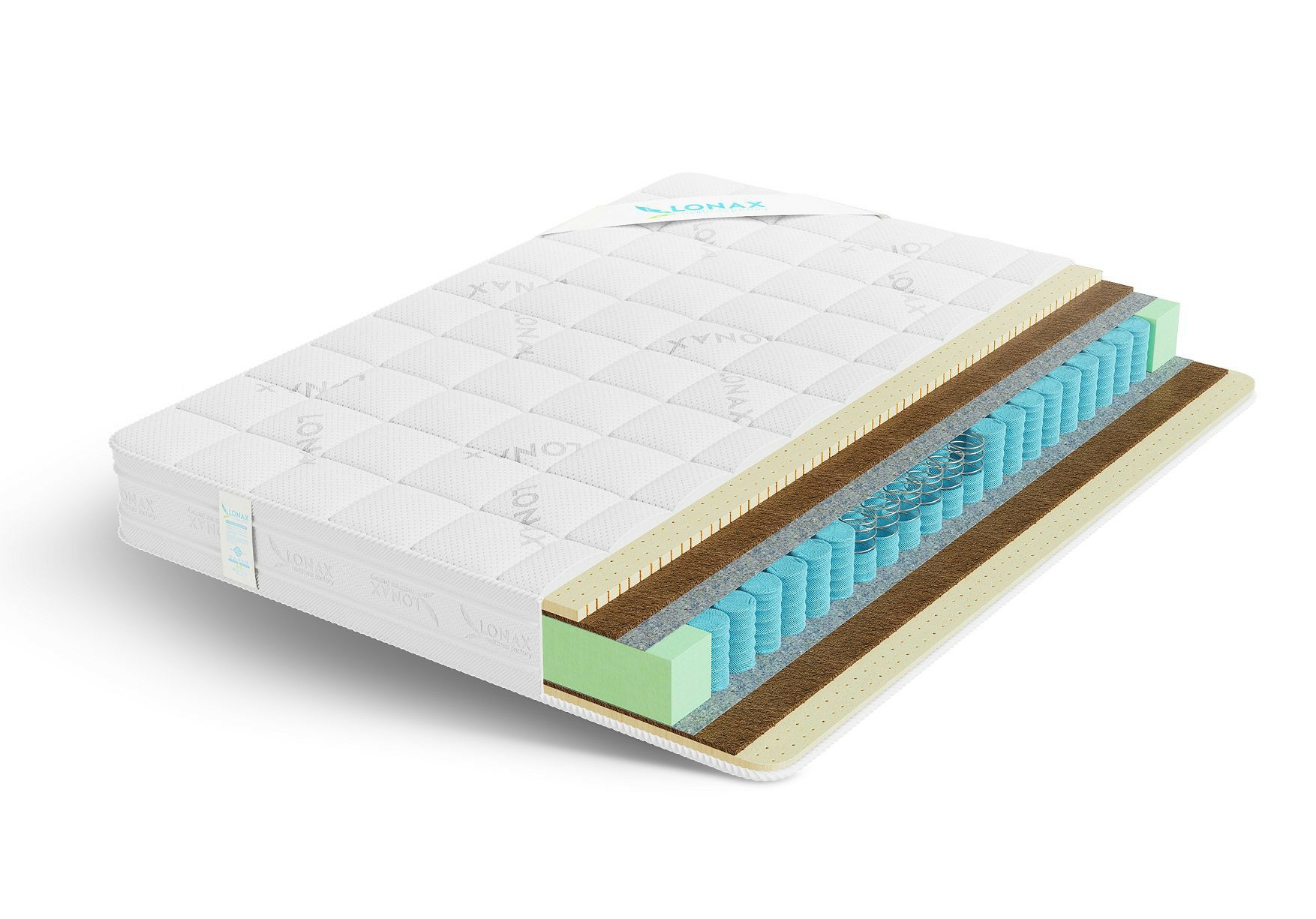 Матрас Lonax Классик Medium Light TFK 100х200, Бежевый;белый;серый;серебристый, Medium Light TFK
Матрас Lonax Классик Medium Light TFK 100х200, Бежевый;белый;серый;серебристый, Medium Light TFK