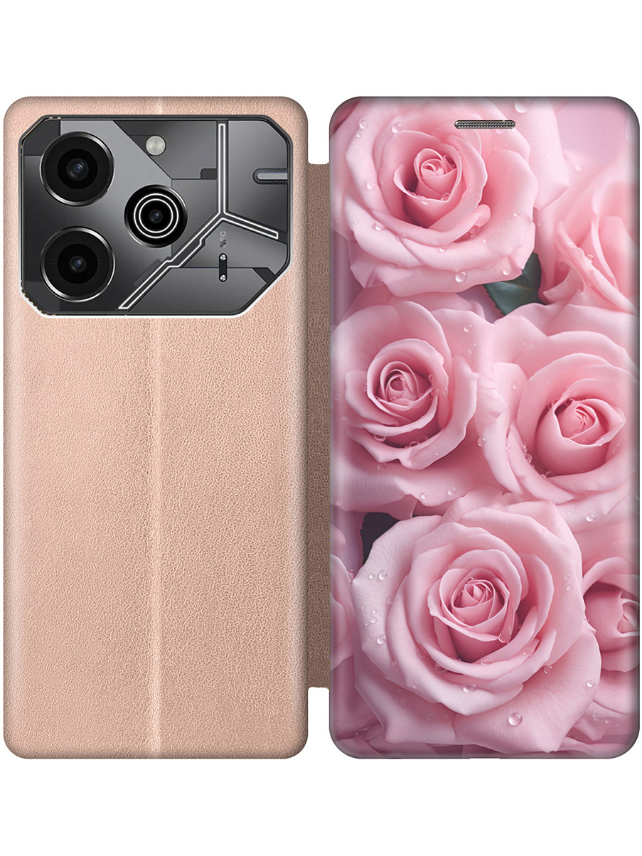 Чехол-книжка на Tecno Pova 6 Pro с принтом "Букет роз" золотой, Золотистый;розовый, 781971022
Чехол-книжка на Tecno Pova 6 Pro с принтом "Букет роз" золотой, Золотистый;розовый, 781971022