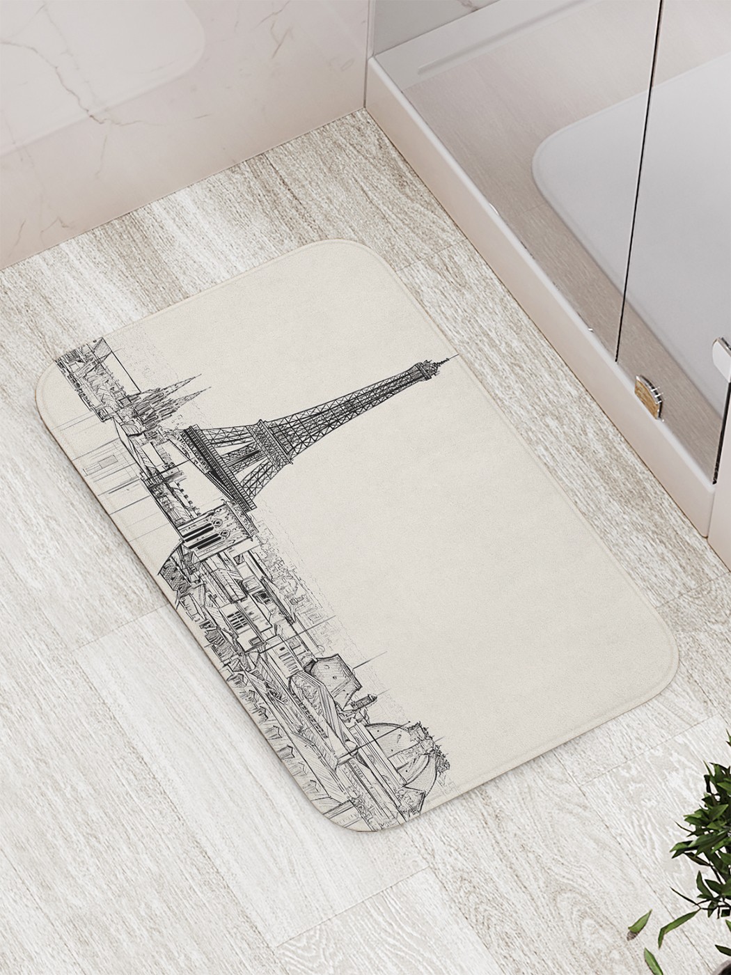 Коврик противоскользящий для ванной, сауны, бассейна, 77х52 см bath_68166 JoyArty 
Коврик противоскользящий для ванной, сауны, бассейна, 77х52 см bath_68166 JoyArty