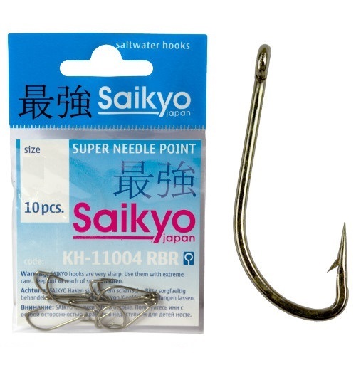 фото Крючки saikyo kh-11004 crystal br № 8 ( 1 упк. по 10шт.)