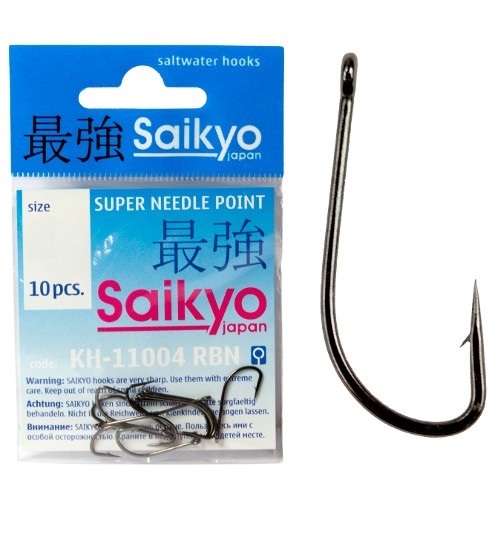 фото Крючки saikyo kh-11004 crystal bn №12 ( 1 упк. по 10шт.)