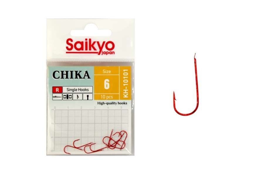 фото Крючки saikyo kh-10101 r chika №6 ( 1 упк. по 10 шт.)
