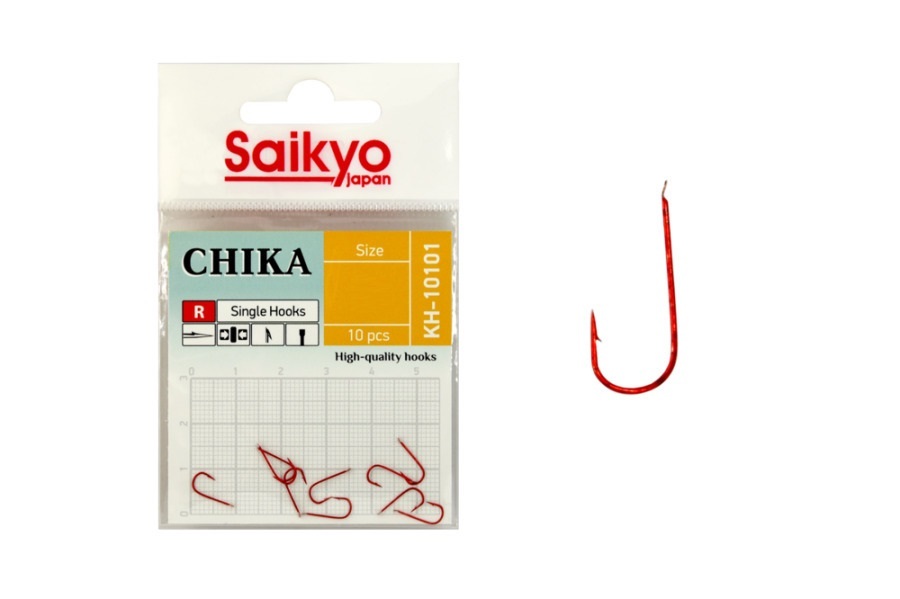 фото Крючки saikyo kh-10101 r chika №12 ( 1 упк. по 10 шт.)