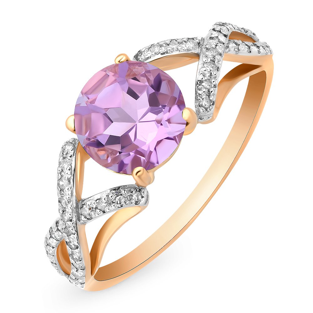 Кольцо женское из красного золота с аметистом, фианитом 585Gold 201012053, р, 201012053
Кольцо женское из красного золота с аметистом, фианитом 585Gold 201012053, р, 201012053