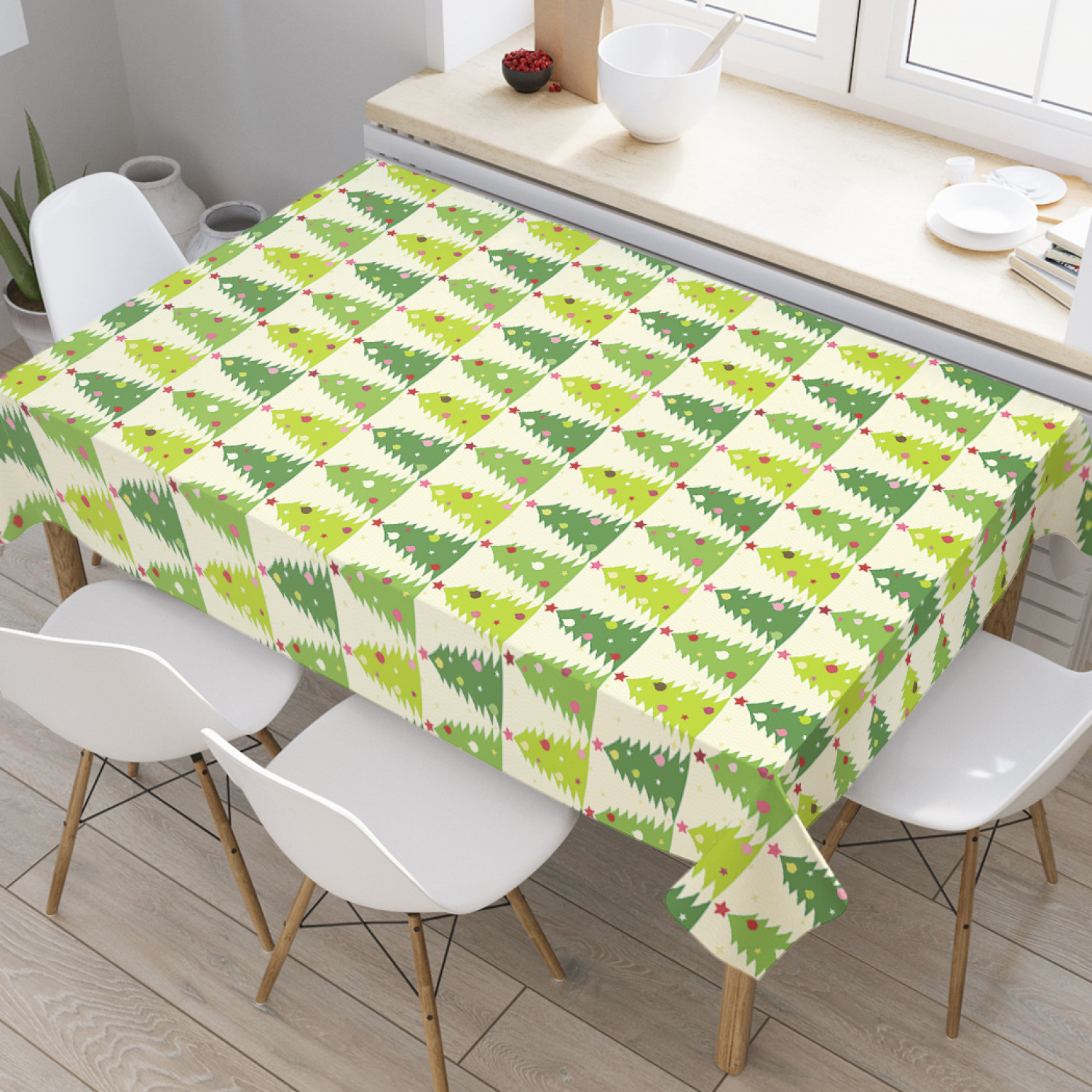 Скатерть прямоугольная на кухонный стол JoyArty "Новогодний лес" из оксфорда, 120x145 см, Белый, Новогодний лес
Скатерть прямоугольная на кухонный стол JoyArty "Новогодний лес" из оксфорда, 120x145 см, Белый, Новогодний лес