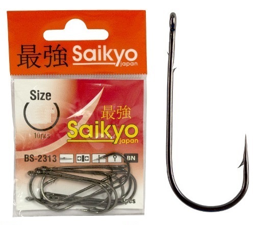 фото Крючки saikyo bs-2313 bn №2/0 ( 1 упк. по 10шт.)