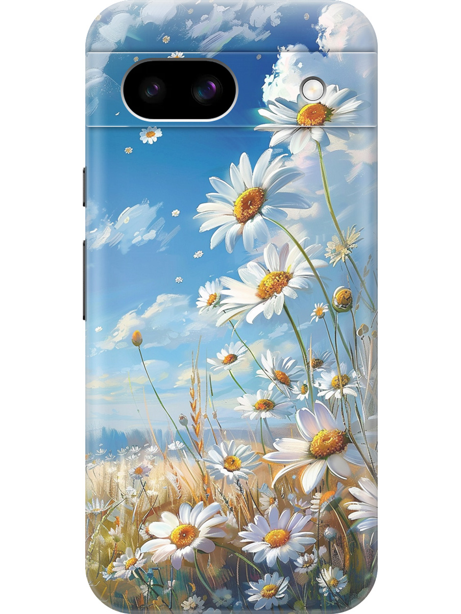 Силиконовый чехол на Google Pixel 8a с принтом "Ромашки на поле", Прозрачный;белый;синий, 784809122
Силиконовый чехол на Google Pixel 8a с принтом "Ромашки на поле", Прозрачный;белый;синий, 784809122