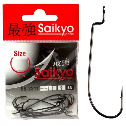 фото Крючки saikyo bs-2311 bn №1/0 ( 1 упк. по 10шт.)