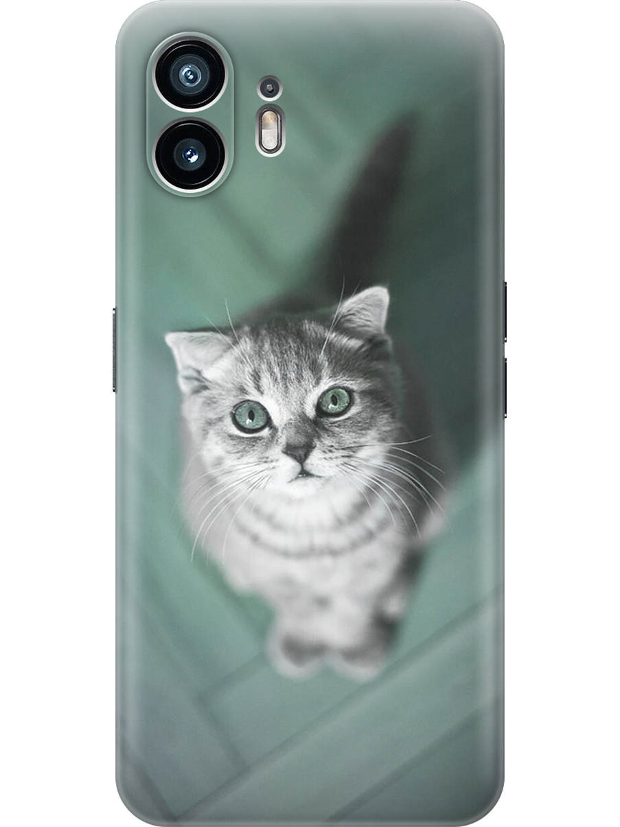 Силиконовый чехол на Nothing Phone (2) с принтом "Котик на зеленом полу", Прозрачный;зеленый;серый, 784811511
Силиконовый чехол на Nothing Phone (2) с принтом "Котик на зеленом полу", Прозрачный;зеленый;серый, 784811511