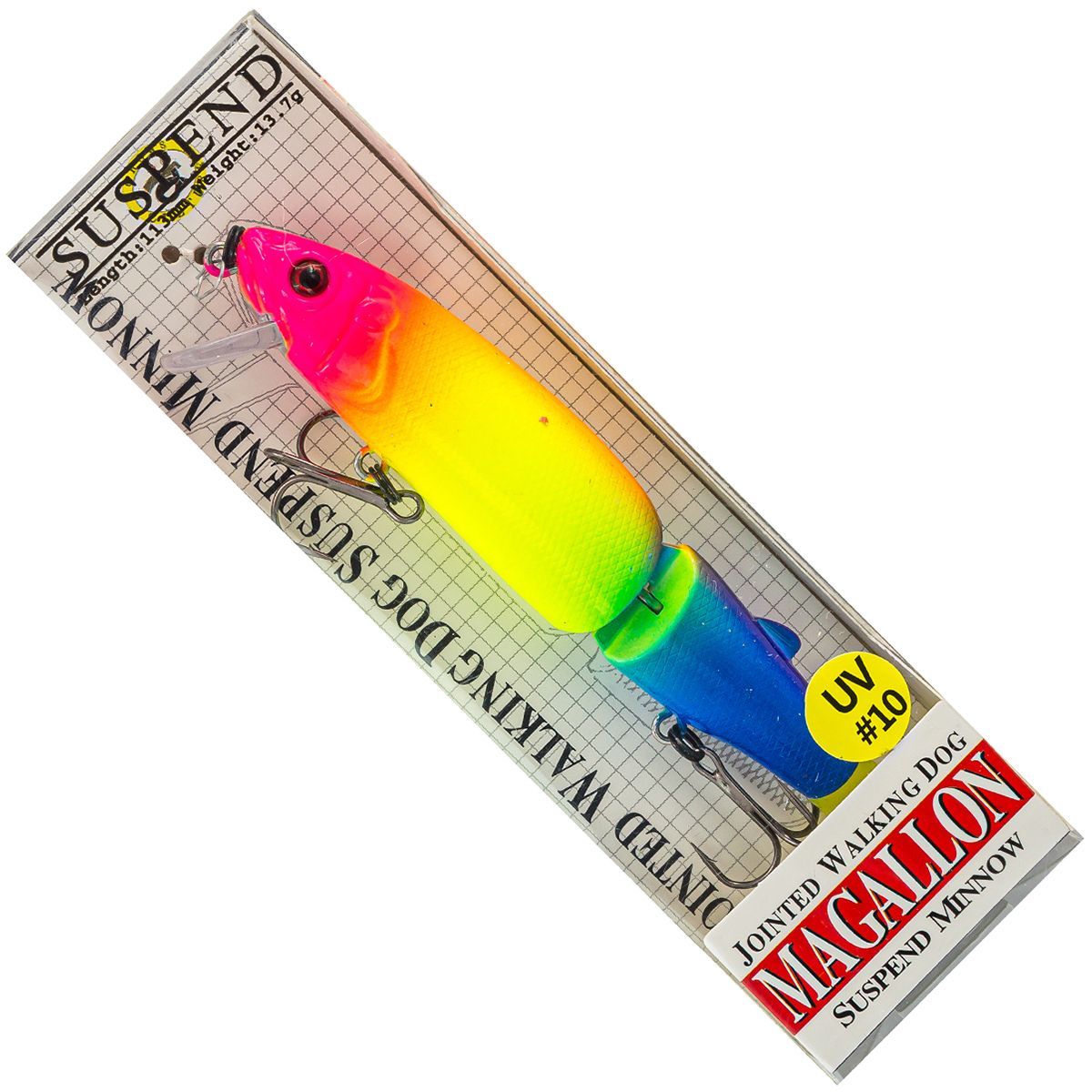 Воблер Grows Culture Magallon 113sp uv10 113 мм 13.7 гр суспендер, Разноцветный, Magallon 113sp
Воблер Grows Culture Magallon 113sp uv10 113 мм 13.7 гр суспендер, Разноцветный, Magallon 113sp