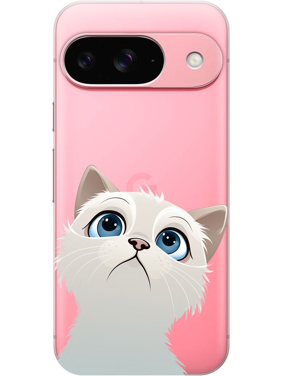 Силиконовый чехол на Google Pixel 9 с принтом "Белый котик" прозрачный, Прозрачный;белый, 784809711
Силиконовый чехол на Google Pixel 9 с принтом "Белый котик" прозрачный, Прозрачный;белый, 784809711