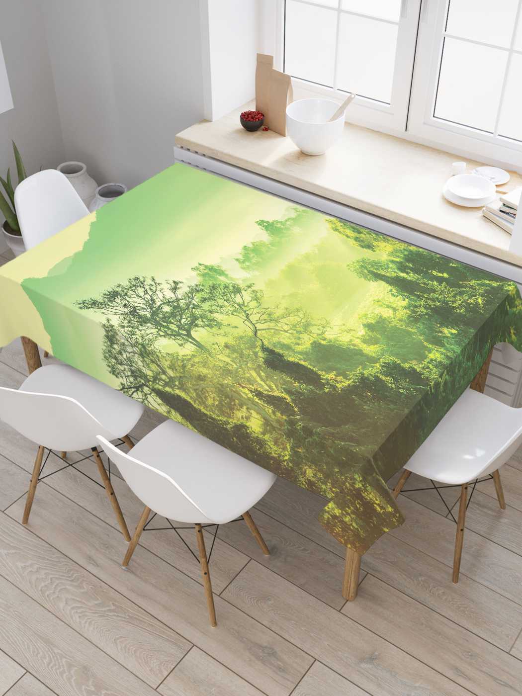 Скатерть прямоугольная JoyArty "Лесные странствия" из сатена, 180x145 см, Зеленый, Лесные странствия
Скатерть прямоугольная JoyArty "Лесные странствия" из сатена, 180x145 см, Зеленый, Лесные странствия