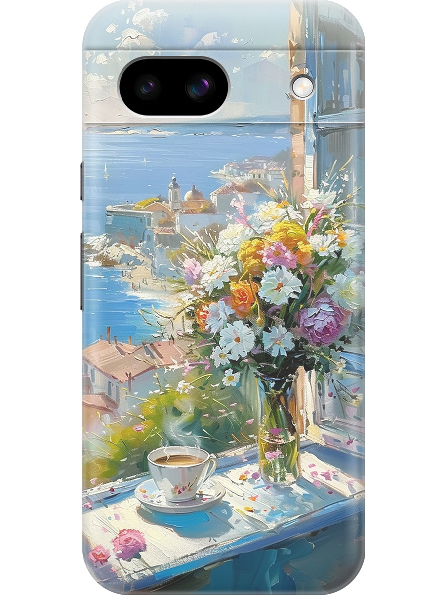 Силиконовый чехол на Google Pixel 8a с принтом "Букет цветов и кофе", Прозрачный;белый;голубой, 784809122
Силиконовый чехол на Google Pixel 8a с принтом "Букет цветов и кофе", Прозрачный;белый;голубой, 784809122