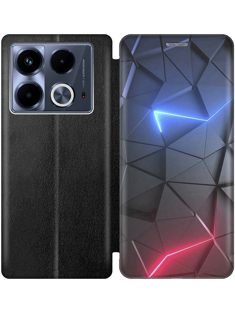 Чехол-книжка на Infinix Note 40 с принтом "Графитовые грани" черный, Черный;серый;синий, 782626431
Чехол-книжка на Infinix Note 40 с принтом "Графитовые грани" черный, Черный;серый;синий, 782626431