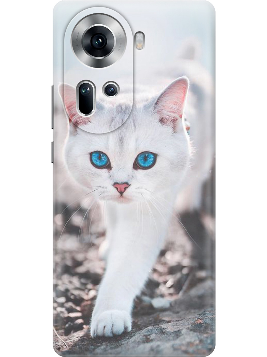 Силиконовый чехол на Oppo Reno11 с принтом "Голубоглазый кот", Прозрачный;белый;серый;синий, 782630612
Силиконовый чехол на Oppo Reno11 с принтом "Голубоглазый кот", Прозрачный;белый;серый;синий, 782630612