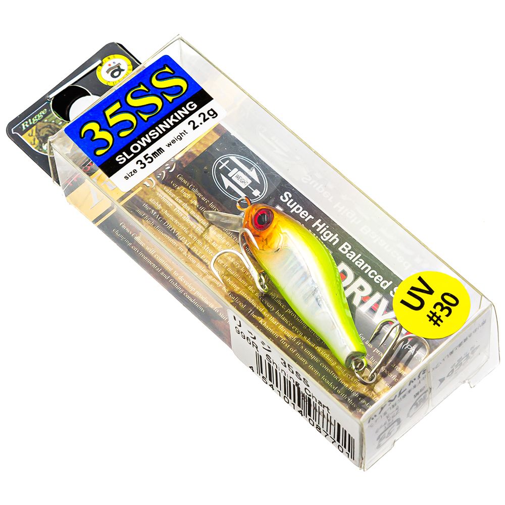 Воблер Grows Culture Rigge 35ss uv30 35 мм 2.2 гр медленно-тонущий, Разноцветный, Rigge 35ss
Воблер Grows Culture Rigge 35ss uv30 35 мм 2.2 гр медленно-тонущий, Разноцветный, Rigge 35ss