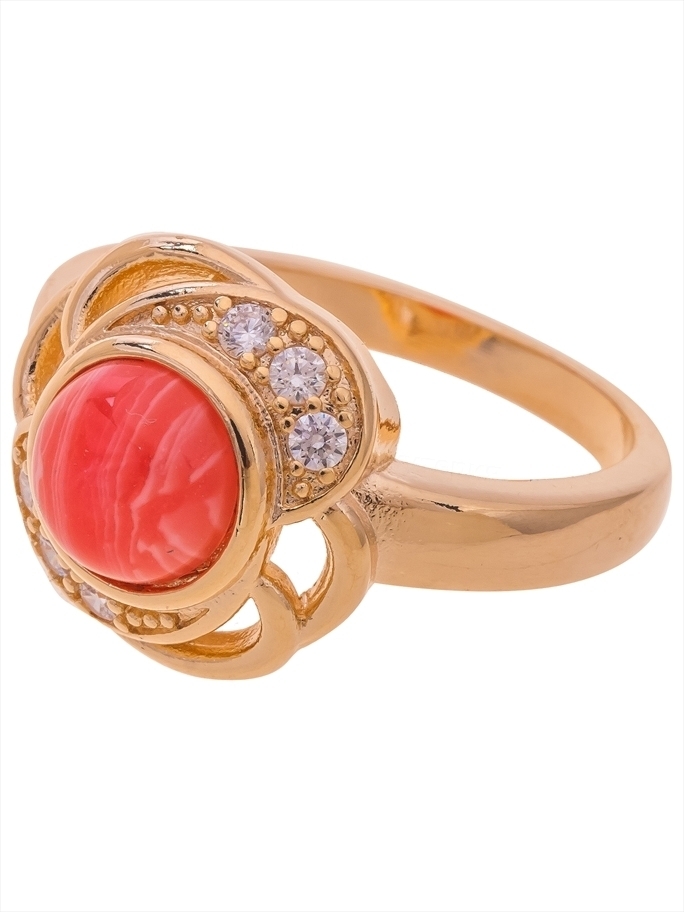 Кольцо из бижутерного сплава р. 19 Lotus Jewelry 3037R-21r, родохрозит/циркон, Кольцо с родохрозитом "Серенада" 3037R-21r
Кольцо из бижутерного сплава р. 19 Lotus Jewelry 3037R-21r, родохрозит/циркон, Кольцо с родохрозитом "Серенада" 3037R-21r