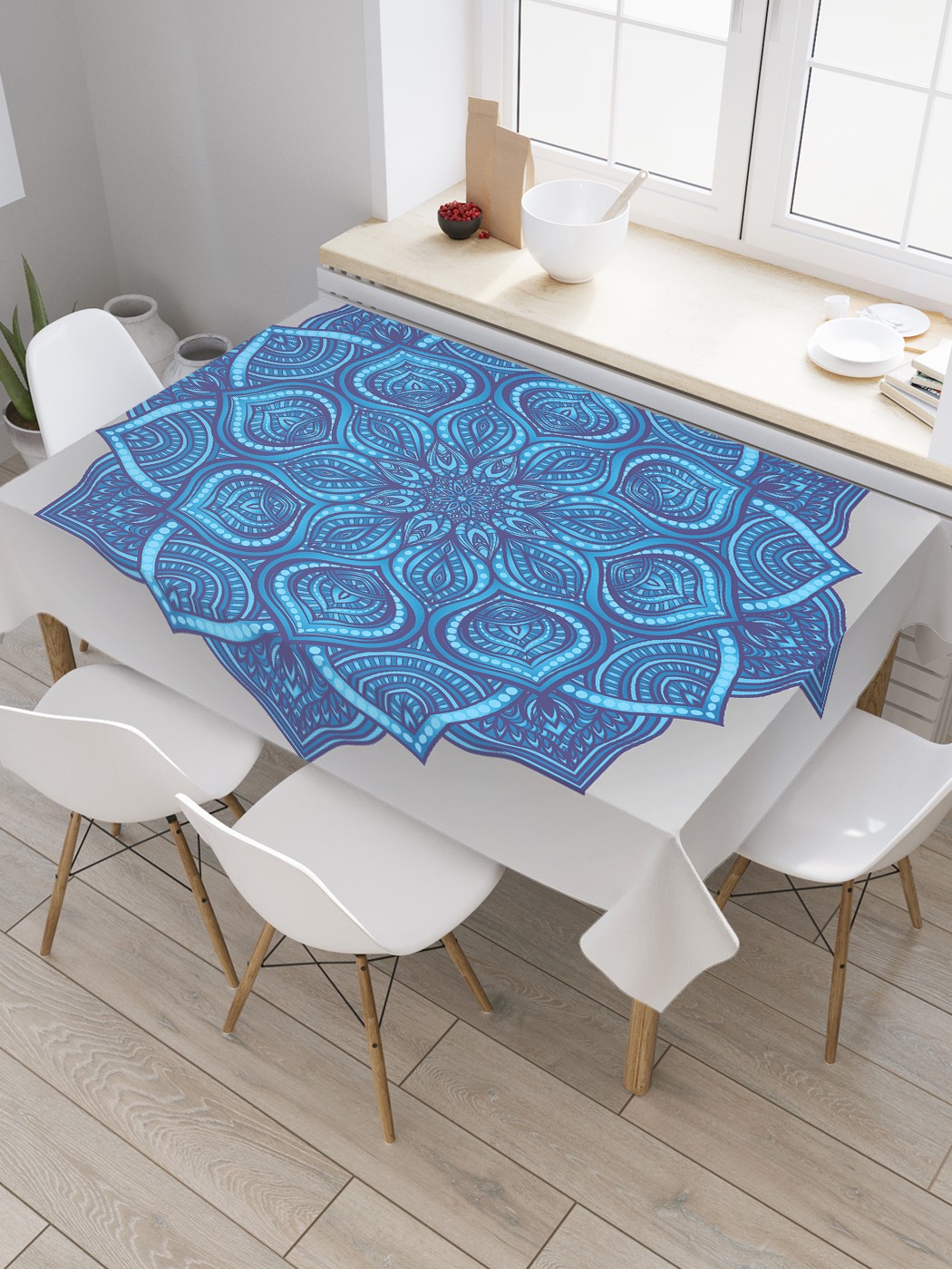 Скатерть прямоугольная JoyArty "Индийские лепестки в мандале" из оксфорда, 120x145 см, Голубой, Индийские лепестки в мандале
Скатерть прямоугольная JoyArty "Индийские лепестки в мандале" из оксфорда, 120x145 см, Голубой, Индийские лепестки в мандале