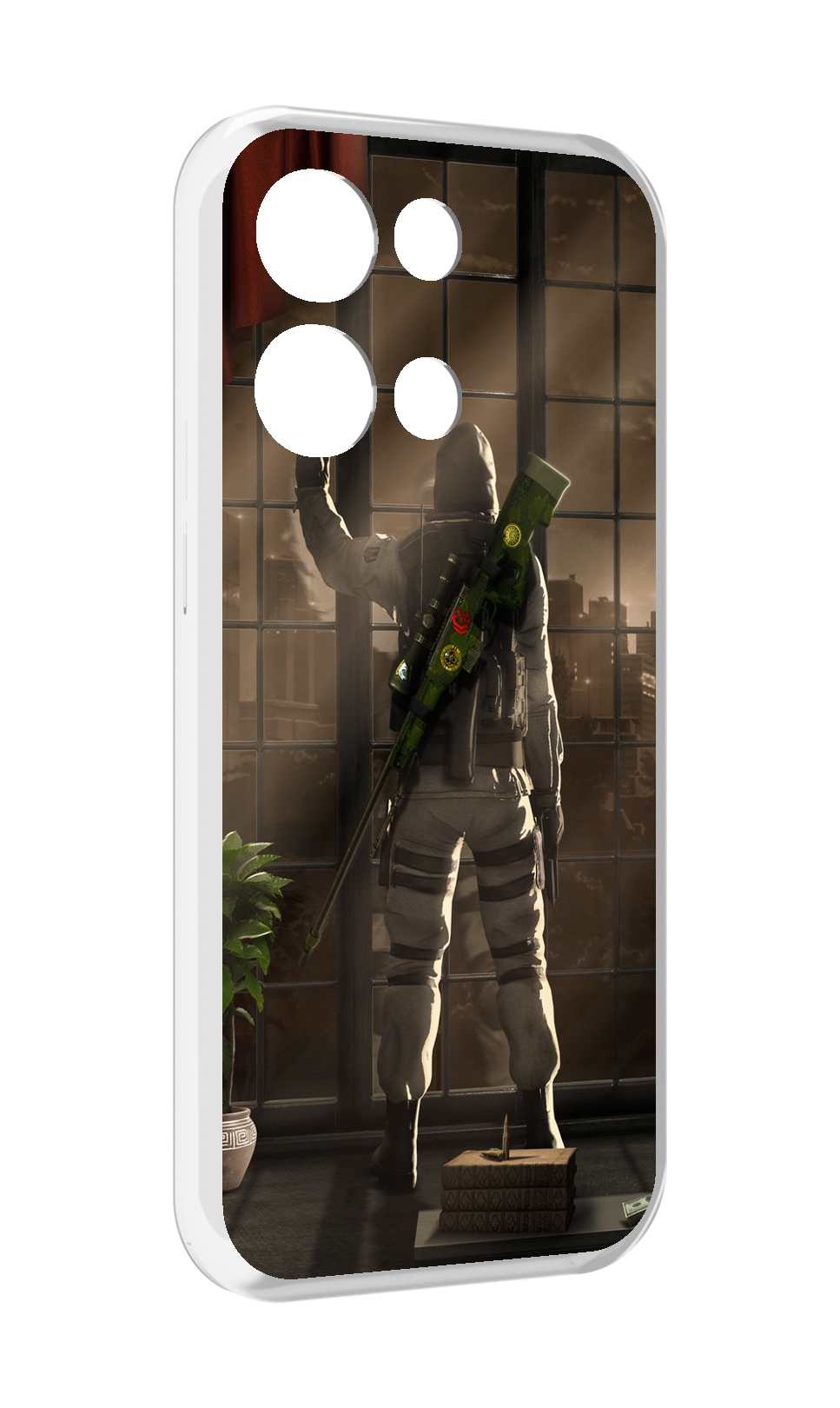 Чехол MyPads Контр-Страйк-в-дыму для OPPO Reno8 Pro, Прозрачный, Tocco 
Чехол MyPads Контр-Страйк-в-дыму для OPPO Reno8 Pro, Прозрачный, Tocco