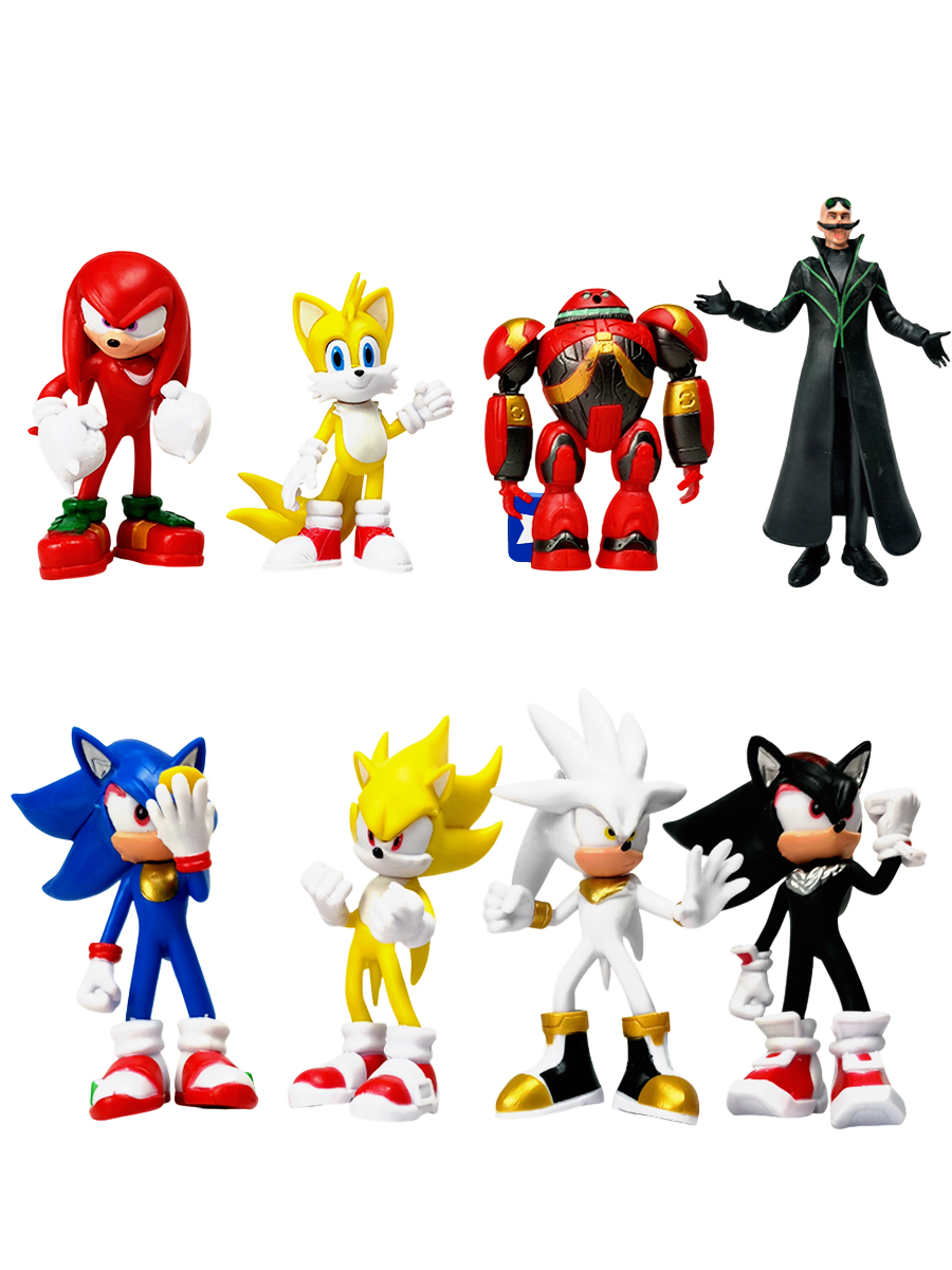 Фигурки StarFriend еж Соник Sonic the Hedgehog 8 в 1 Наклз Тейлз Шэдоу Эггман 10,5-13 см, еж Соник Sonic the Hedgehog 8 в 1 Наклз Тейлз Шэдоу Сильвер Доктор Эггман Роботник
Фигурки StarFriend еж Соник Sonic the Hedgehog 8 в 1 Наклз Тейлз Шэдоу Эггман 10,5-13 см, еж Соник Sonic the Hedgehog 8 в 1 Наклз Тейлз Шэдоу Сильвер Доктор Эггман Роботник