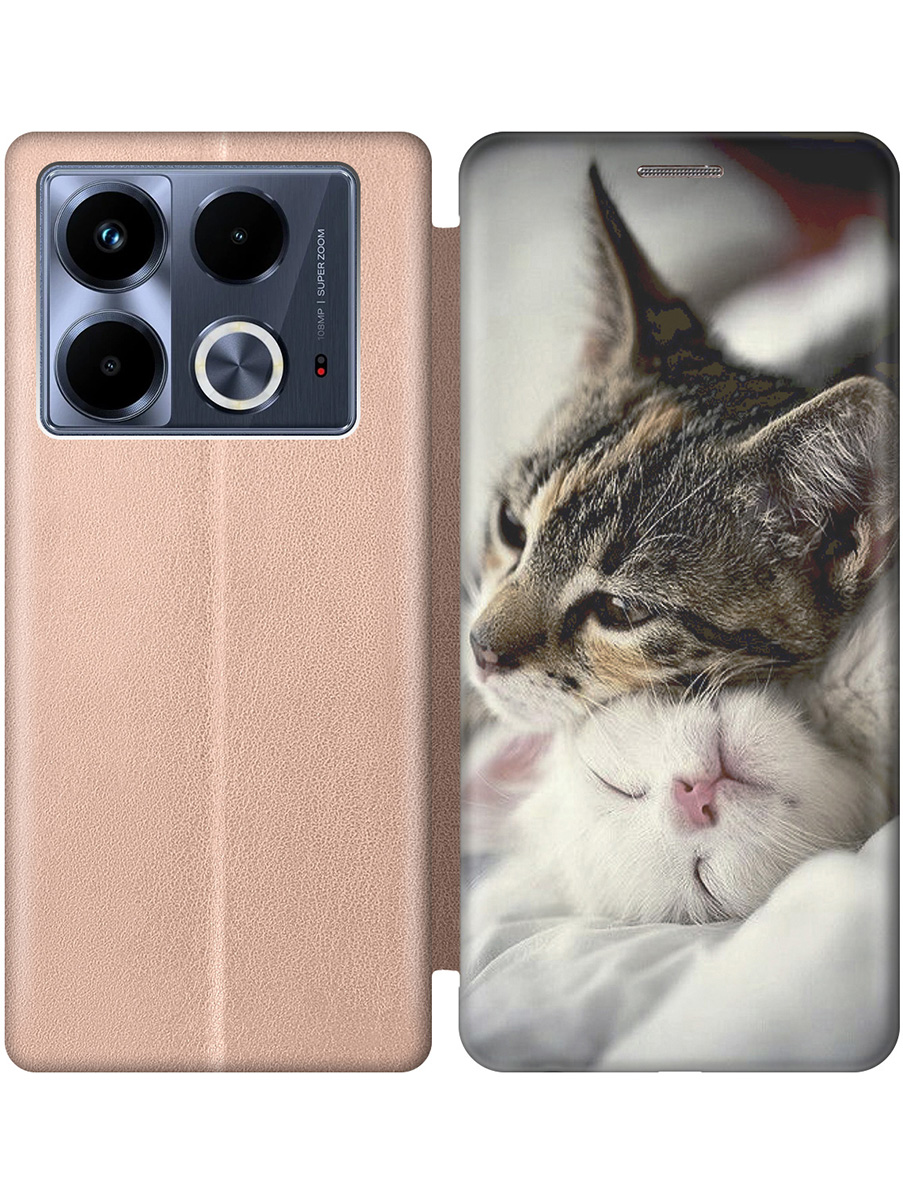 Чехол-книжка на Infinix Note 40 с принтом "Милые котики" золотой, Золотистый;бежевый;белый;коричневый, 782626411
Чехол-книжка на Infinix Note 40 с принтом "Милые котики" золотой, Золотистый;бежевый;белый;коричневый, 782626411