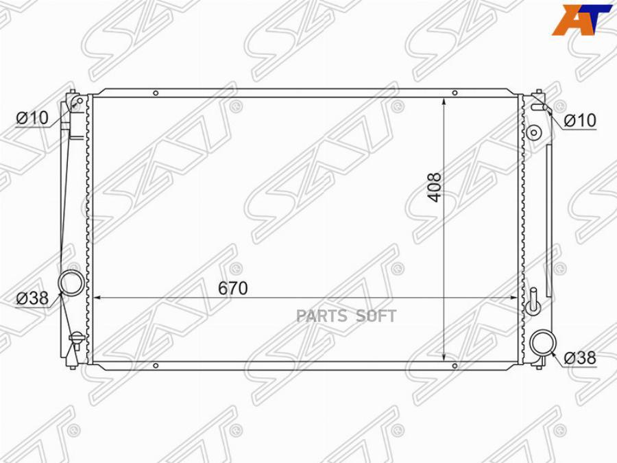 SAT Радиатор TOYOTA RAV4 05-/VANGUARD/ESTIMA 06-/ALPHARD 08-/VELLFIRE/TARAGO 06- 1AZ/2AZ/3
SAT Радиатор TOYOTA RAV4 05-/VANGUARD/ESTIMA 06-/ALPHARD 08-/VELLFIRE/TARAGO 06- 1AZ/2AZ/3