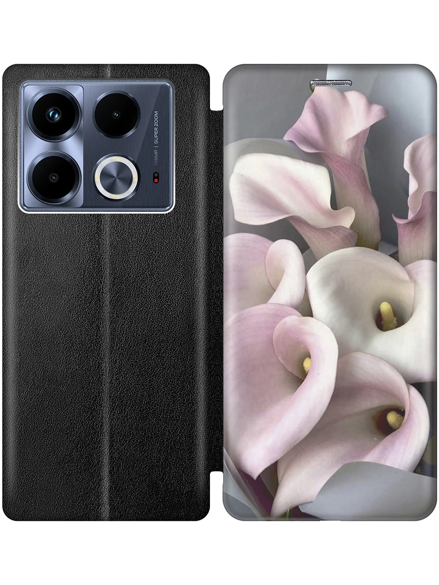 Чехол-книжка на Infinix Note 40 с принтом "Розовые каллы" черный, Черный;розовый, 782626422
Чехол-книжка на Infinix Note 40 с принтом "Розовые каллы" черный, Черный;розовый, 782626422