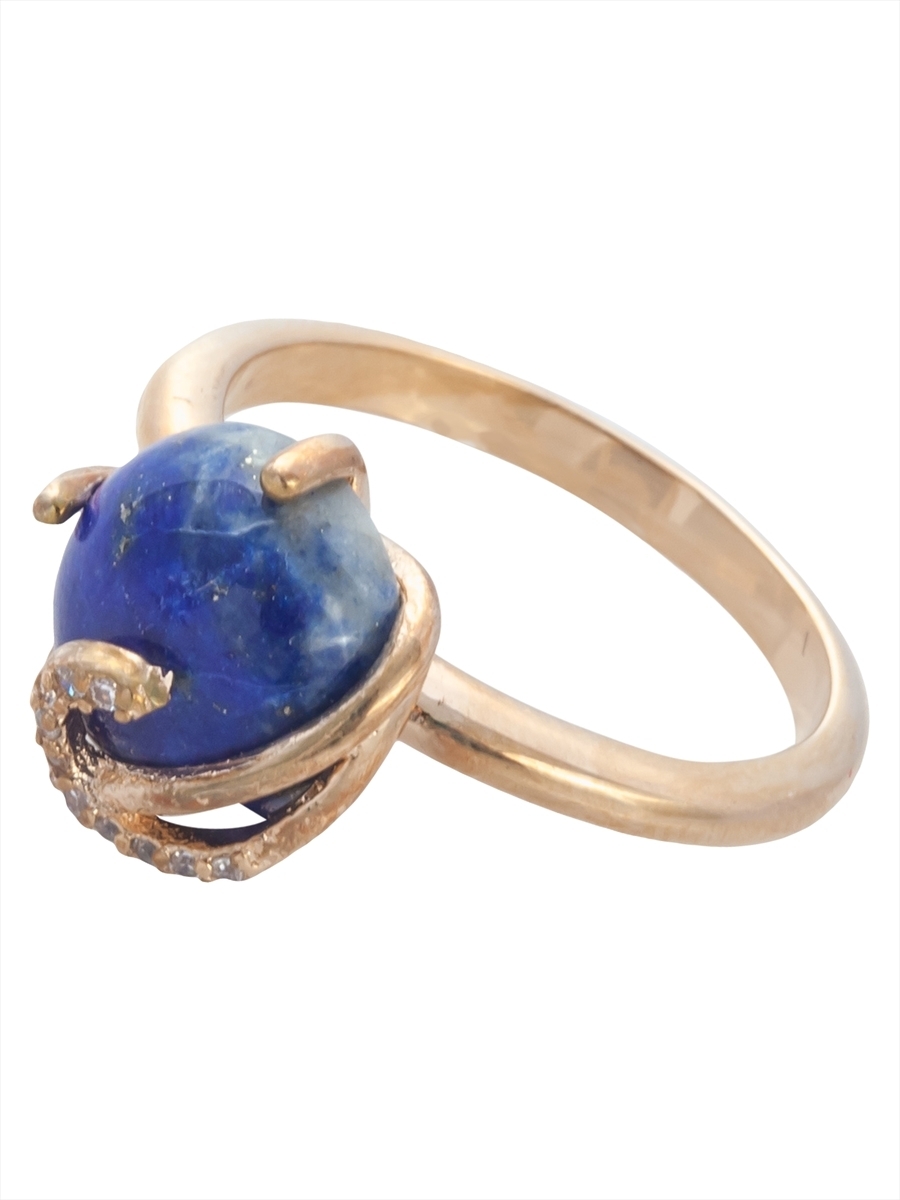 Кольцо из бижутерного сплава р. Lotus Jewelry 3043R-09la, лазурит/циркон, Кольцо с лазуритом "Версаль" 3043R-09la
Кольцо из бижутерного сплава р. Lotus Jewelry 3043R-09la, лазурит/циркон, Кольцо с лазуритом "Версаль" 3043R-09la