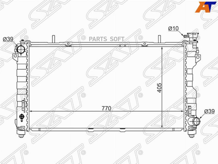 Радиатор Chrysler Town&Country 00-07 / Voyager 00-07 / Dodge Caravan 00-07 Sat CR0002-01-2
Радиатор Chrysler Town&Country 00-07 / Voyager 00-07 / Dodge Caravan 00-07 Sat CR0002-01-2