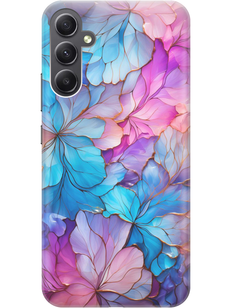 Силиконовый чехол на Samsung Galaxy A34 5G с рисунком "Цветочный витраж", Голубой;розовый, 20001404
Силиконовый чехол на Samsung Galaxy A34 5G с рисунком "Цветочный витраж", Голубой;розовый, 20001404