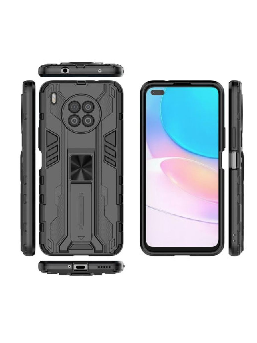 Brodef Sonic Противоударный чехол с подставкой и автодержателем для Honor 50 Lite Черный
Brodef Sonic Противоударный чехол с подставкой и автодержателем для Honor 50 Lite Черный