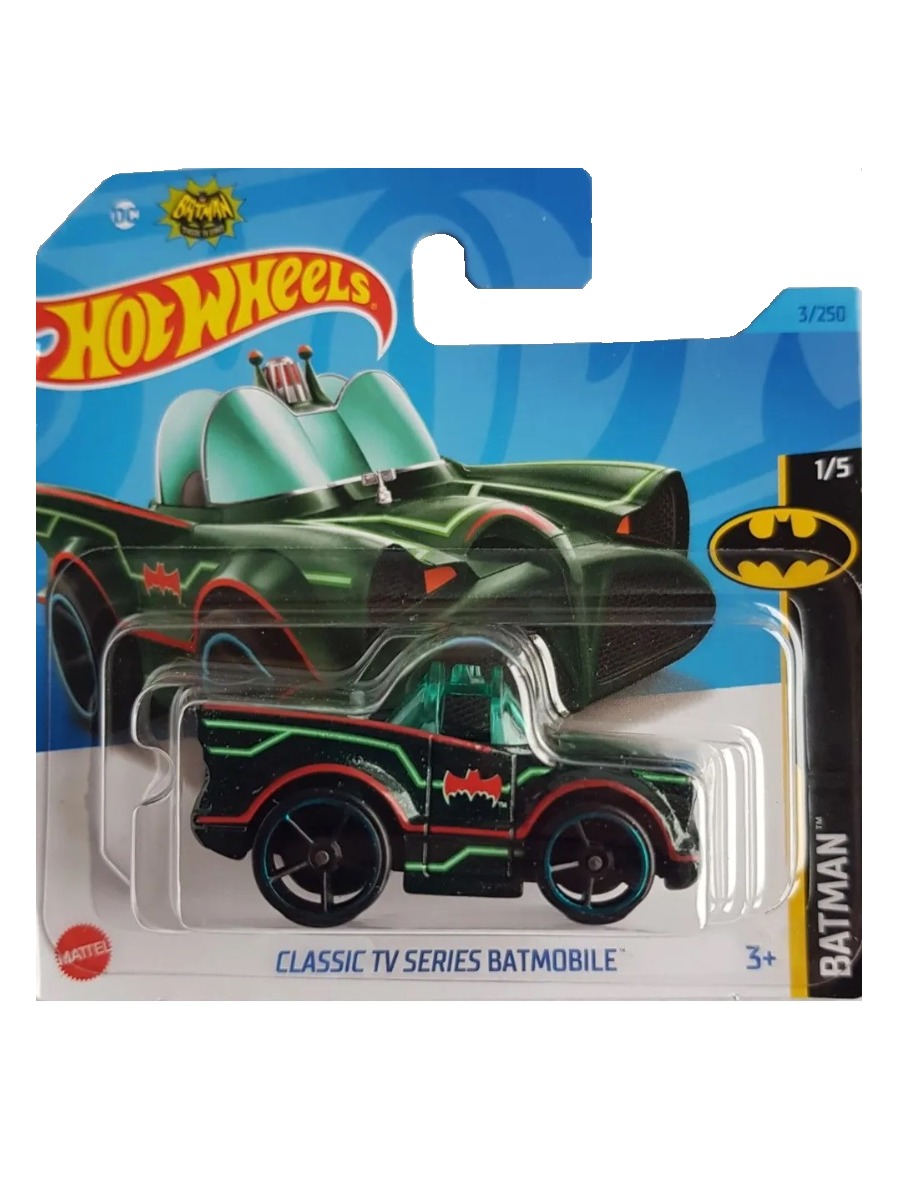 Машинка базовой коллекции Hot Wheels CLASSIC TV SERIES BATMOBILE 5785 HKJ72, Зеленый;красный;черный, 5785
Машинка базовой коллекции Hot Wheels CLASSIC TV SERIES BATMOBILE 5785 HKJ72, Зеленый;красный;черный, 5785