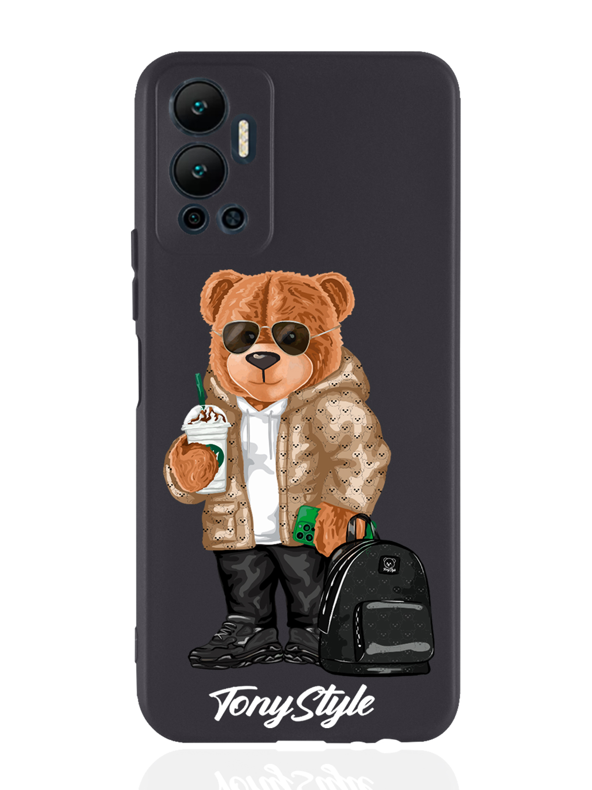 Чехол Tony Style для Infinix Hot 12 (2022) Tony Style в очках черный, Коричневый;черный;белый
Чехол Tony Style для Infinix Hot 12 (2022) Tony Style в очках черный, Коричневый;черный;белый