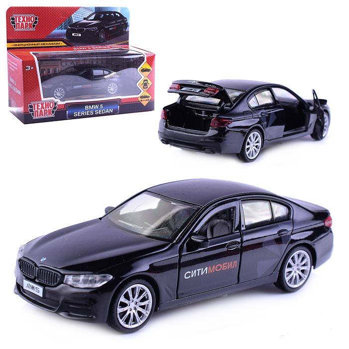 Модель машины Технопарк "BMW 5-ER Sedan, Сити Мобил", черная, металлическая, 12 см, Черный
Модель машины Технопарк "BMW 5-ER Sedan, Сити Мобил", черная, металлическая, 12 см, Черный