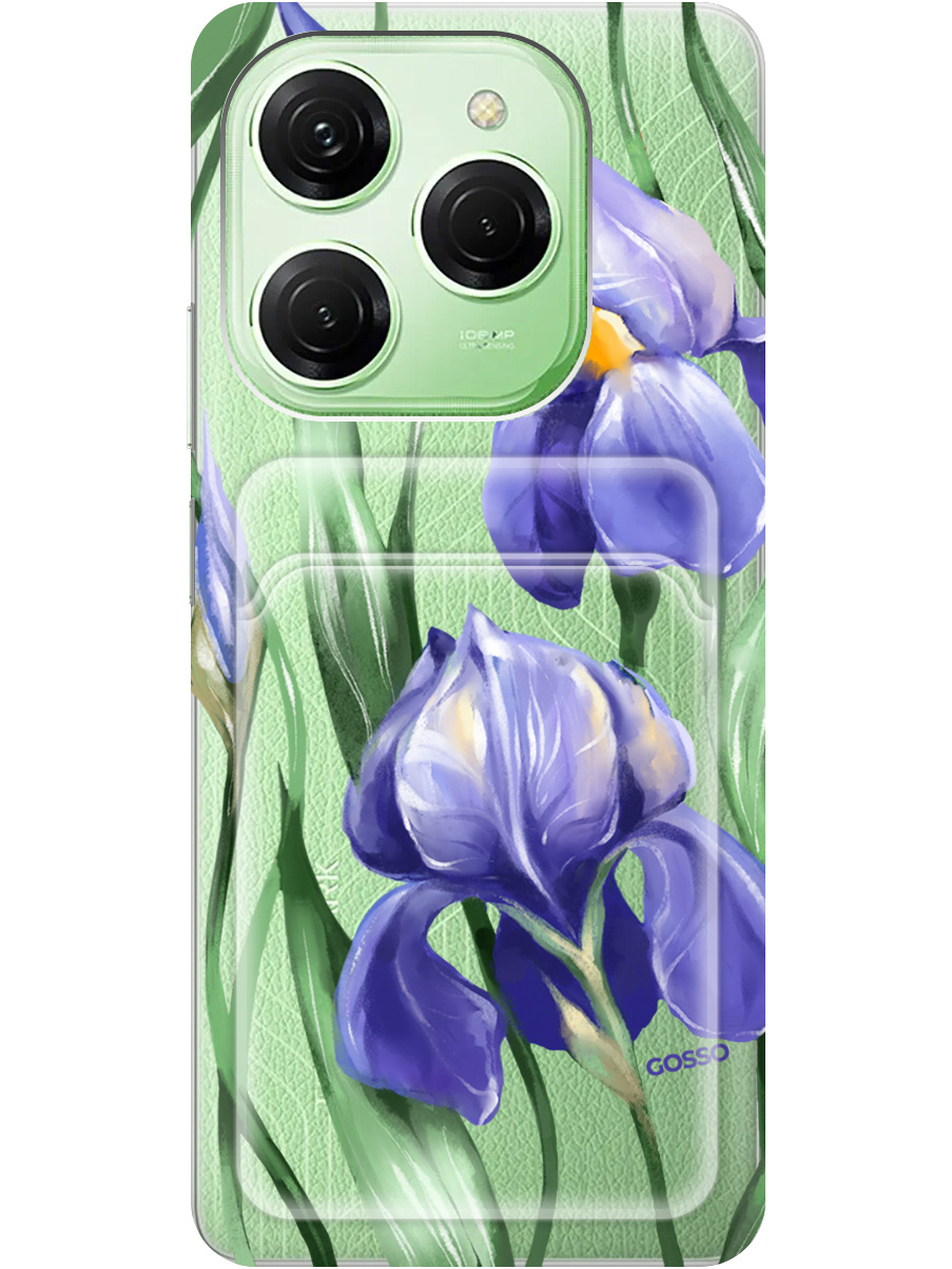 Силиконовый чехол на Tecno Spark 20 Pro с рисунком "Amazing Irises" прозрачный, Прозрачный;белый;синий, 20011927
Силиконовый чехол на Tecno Spark 20 Pro с рисунком "Amazing Irises" прозрачный, Прозрачный;белый;синий, 20011927