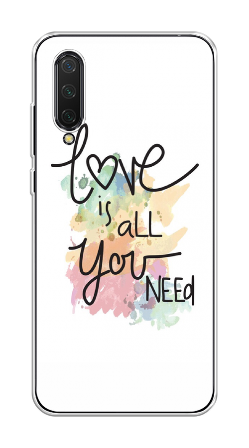 Чехол на Xiaomi Mi CC9/Mi A3 Lite/Mi 9 Lite "Love is all you need", Белый;черный;зеленый, 36750-1
Чехол на Xiaomi Mi CC9/Mi A3 Lite/Mi 9 Lite "Love is all you need", Белый;черный;зеленый, 36750-1
