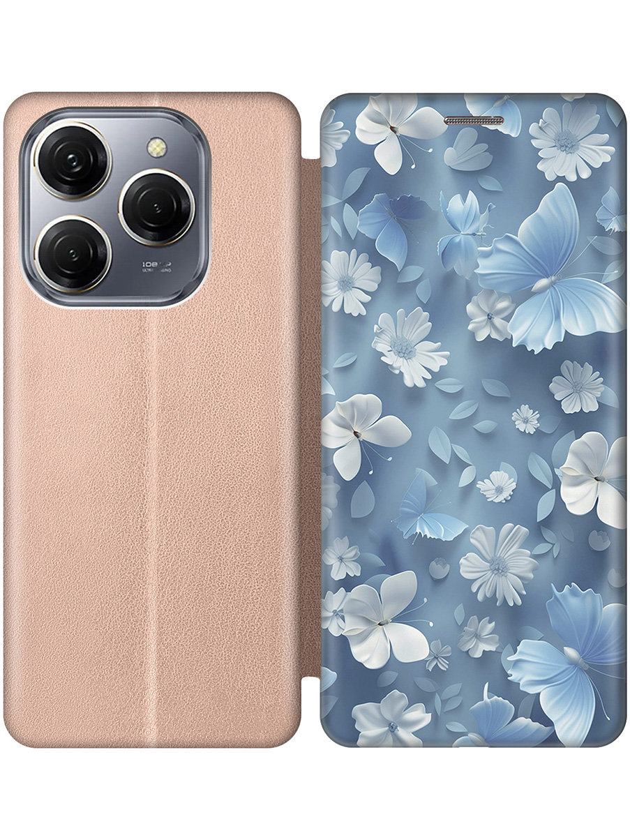 Чехол-книжка на Tecno Spark 20 Pro с принтом "Голубые бабочки" золотой, Белый;голубой;золотистый, 779829010
Чехол-книжка на Tecno Spark 20 Pro с принтом "Голубые бабочки" золотой, Белый;голубой;золотистый, 779829010