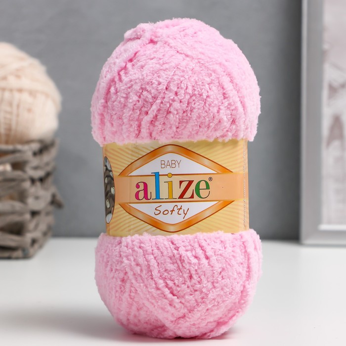 Пряжа "Softy" 100% микрополиэстер 115м/50гр (185 детский розовый), Пряжа для вязания "Softy"
Пряжа "Softy" 100% микрополиэстер 115м/50гр (185 детский розовый), Пряжа для вязания "Softy"