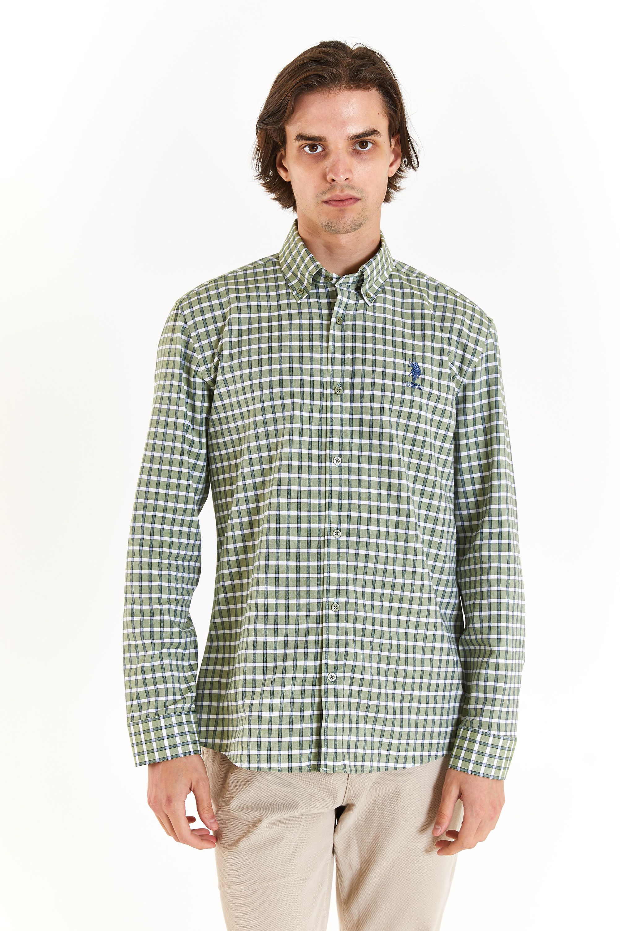 Рубашка мужская U.S. POLO Assn. G081GL0040ALDER зеленая 2XL, Зеленый, G081GL0040ALDER
Рубашка мужская U.S. POLO Assn. G081GL0040ALDER зеленая 2XL, Зеленый, G081GL0040ALDER