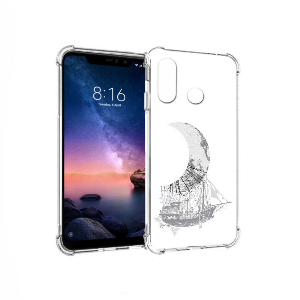 Чехол MyPads Tocco для Xiaomi Redmi Note 6 черно белый корабль полумесяц, Прозрачный, Tocco
Чехол MyPads Tocco для Xiaomi Redmi Note 6 черно белый корабль полумесяц, Прозрачный, Tocco