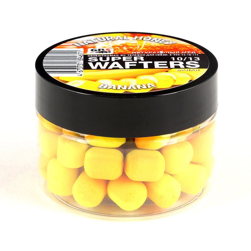 Вафтерсы GBS BaITS Super Wafters 10x13 мм 67 гр Натуральный мед Банан, Super Wafters 10x13 мм
Вафтерсы GBS BaITS Super Wafters 10x13 мм 67 гр Натуральный мед Банан, Super Wafters 10x13 мм