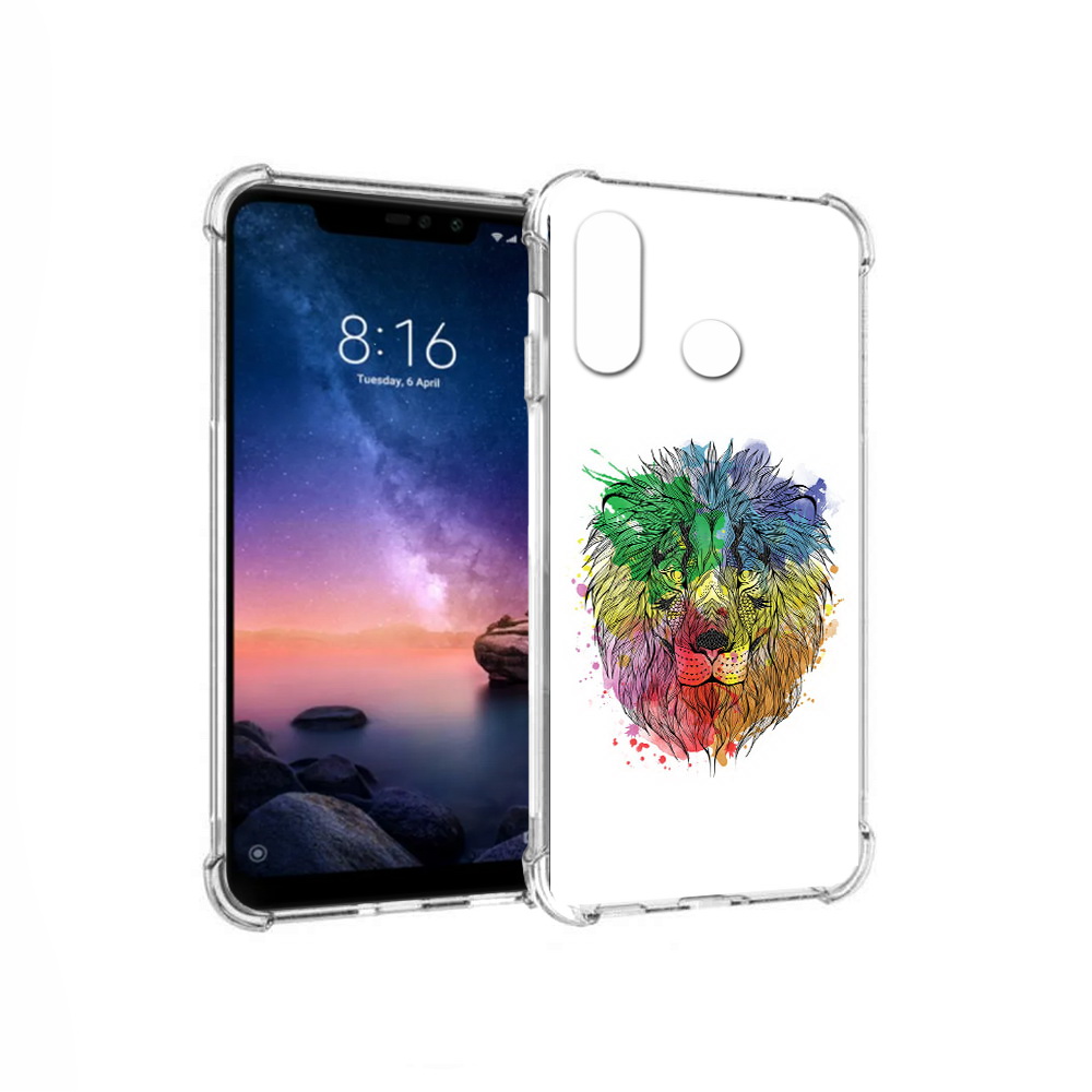 Чехол MyPads Tocco для Xiaomi Redmi Note 6 разноцветный гордый лев (PT118671.310.573), Прозрачный, Tocco
Чехол MyPads Tocco для Xiaomi Redmi Note 6 разноцветный гордый лев (PT118671.310.573), Прозрачный, Tocco