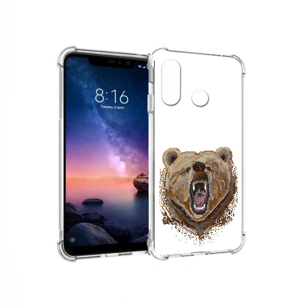 Чехол MyPads Tocco для Xiaomi Redmi Note 6 пиксельный медведь (PT118671.310.539), Прозрачный, Tocco
Чехол MyPads Tocco для Xiaomi Redmi Note 6 пиксельный медведь (PT118671.310.539), Прозрачный, Tocco