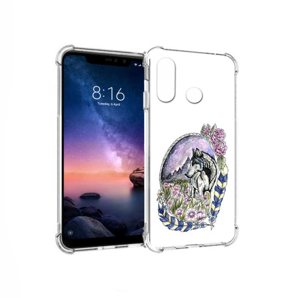Чехол MyPads Tocco для Xiaomi Redmi Note 6 нарисованный волк в цветах с перьями, Прозрачный, Tocco
Чехол MyPads Tocco для Xiaomi Redmi Note 6 нарисованный волк в цветах с перьями, Прозрачный, Tocco