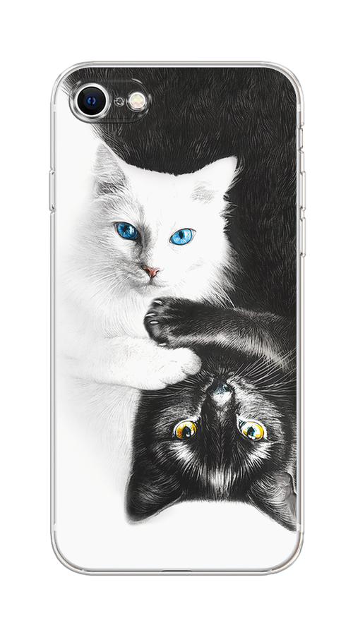 Чехол на Apple iPhone 7/8/SE 2020/SE 2022 "Коты Инь-Янь", Черный;белый;голубой, 10650-1
Чехол на Apple iPhone 7/8/SE 2020/SE 2022 "Коты Инь-Янь", Черный;белый;голубой, 10650-1
