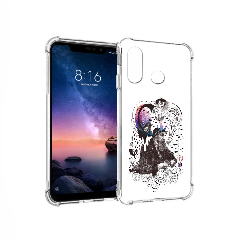 Чехол MyPads Tocco для Xiaomi Redmi Note 6 абстракция думающий мужчина (PT118671.310.210), Прозрачный, Tocco
Чехол MyPads Tocco для Xiaomi Redmi Note 6 абстракция думающий мужчина (PT118671.310.210), Прозрачный, Tocco