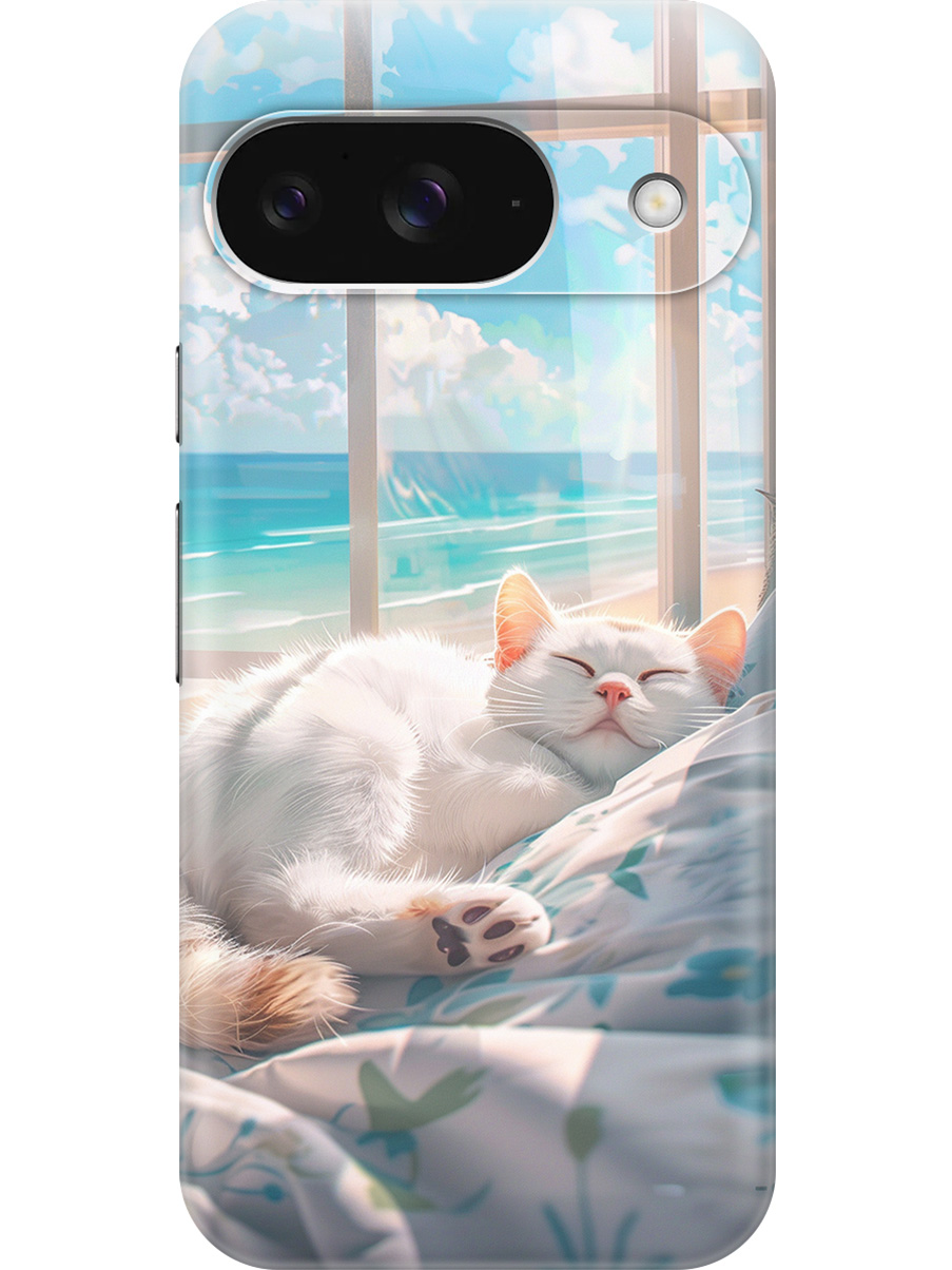 Силиконовый чехол на Google Pixel 9 с принтом "Отдыхающий котик", Прозрачный;белый;голубой, 784809712
Силиконовый чехол на Google Pixel 9 с принтом "Отдыхающий котик", Прозрачный;белый;голубой, 784809712
